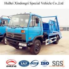 8.5ton Dongfeng Hydraulic Loading Euro 4 Swing Arm Lifting Type Garbage Truck
